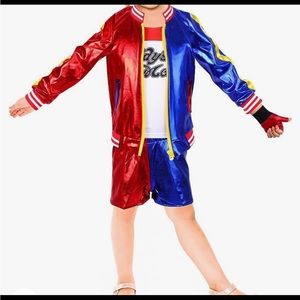 Little girls costume Harley Quinn worn once size 6/7y